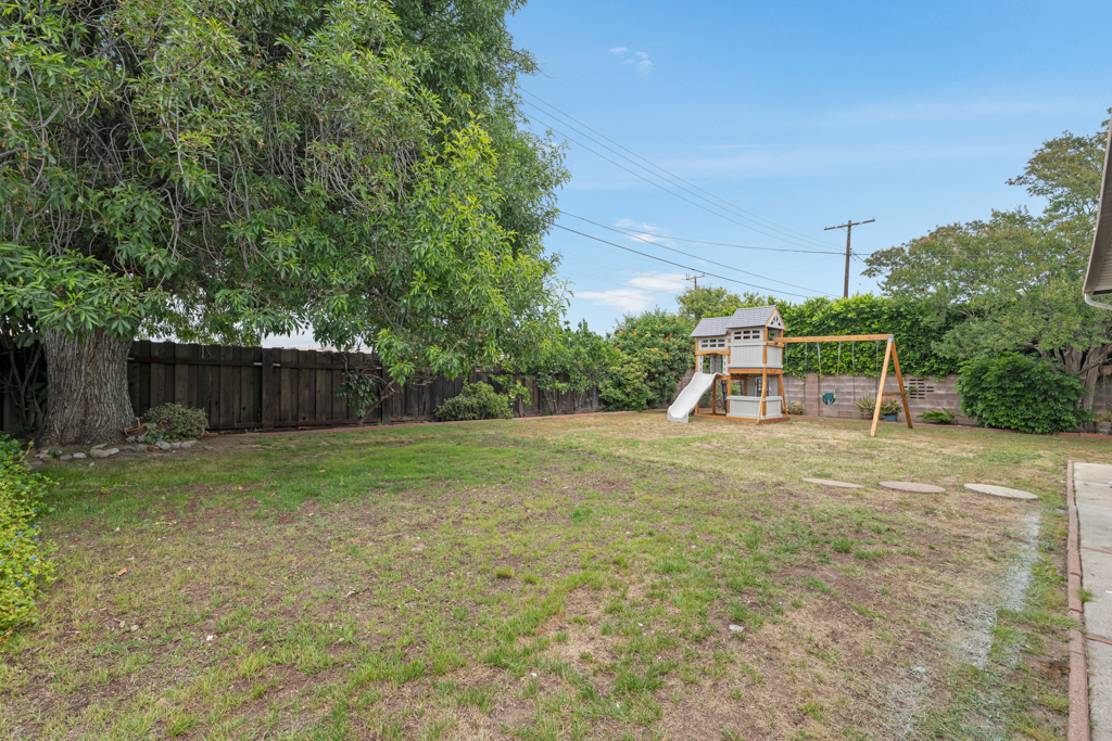 Great rear yard for play